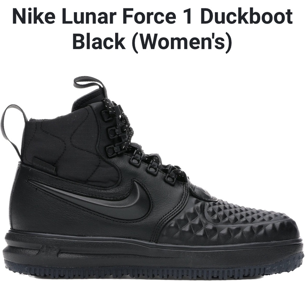 Nike Lunar Force 1 Duckboot
Black (Women's) size 7